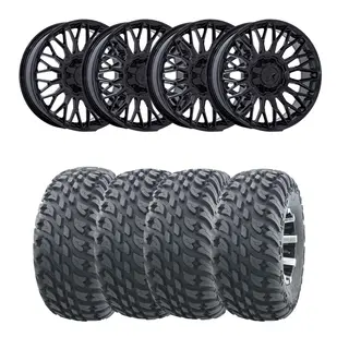 Hjulpakke 36 - Polaris 4x4 Wanda VS3020, MSA M50 Clubber Sort B,+10