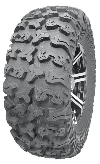 Hjulpakke 42 - Can-Am 4x4 - 27"/14" Wanda P3036, MSA M50 Clubber Sort BM,+10 