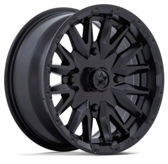 Pigghjulpakke 79 - Can-Am 4x4 - 27"/14" Wanda VS3020 Storm, MSA M49 Creed - Sort 