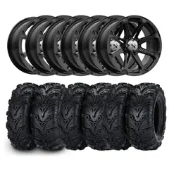 Hjulpakke 80 - Polaris 6x6 - 28&quot;/14&quot; ITP Mud Lite 2 E4, MSA M12 Diesel