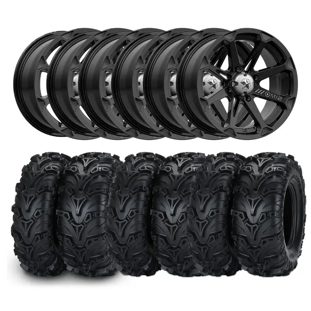 Hjulpakke 80 - Polaris 6x6 - 28"/14" ITP Mud Lite 2 E4, MSA M12 Diesel 