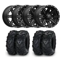 Hjulpakke 87 - Polaris 4x4 - 28&quot;/14&quot; ITP Mud Lite 2 E4, MSA M33 Clutch, +10mm