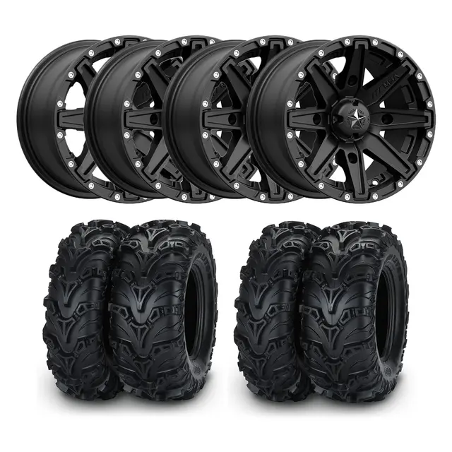 Hjulpakke 87 - Polaris 4x4 - 28"/14" ITP Mud Lite 2 E4, MSA M33 Clutch, +10mm 
