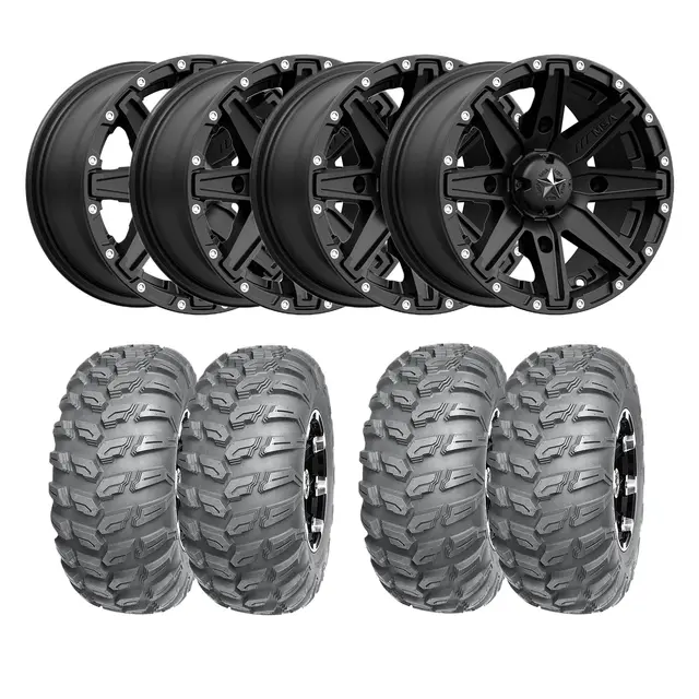 Hjulpakke 88 - Polaris 4x4 - 26"/14'' Wanda P3035 E4, MSA M33 Clutch, +10mm 