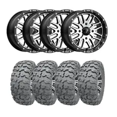 Hjulpakke 89 - Polaris 4x4 - 27&quot;/14&quot; Wanda P3036, MSA M38 Brute, +10mm