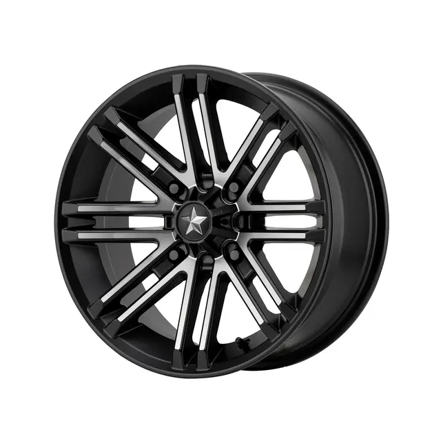 Hjulpakke 92 - Polaris 4x4 - 28"/15'' Wanda P3036 E4, M40 Rouge - Svart/Titan 