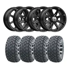 Hjulpakke 93 - Polaris 4x4 - 26&quot;/14&quot; Wanda VS3020 Storm E4, MSA M12 Diesel