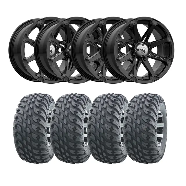 Hjulpakke 93 - Polaris 4x4 - 26"/14" Wanda VS3020 Storm E4, MSA M12 Diesel 