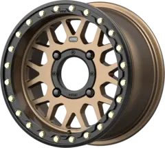 KMC KS235 15X6 - 4/137, +38mm, BL ATV/UTV Felg - Matt Bronse, Beadlock