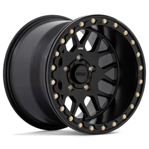 KMC KS235 - 15X6 4/137, +38 ATV/UTV - Matt Sort, Beadlock