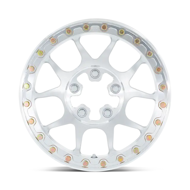 KMC KS437 - 15X6 5/114,3 +50 ATV/UTV Felg - Rå Aluminium, Beadlock 