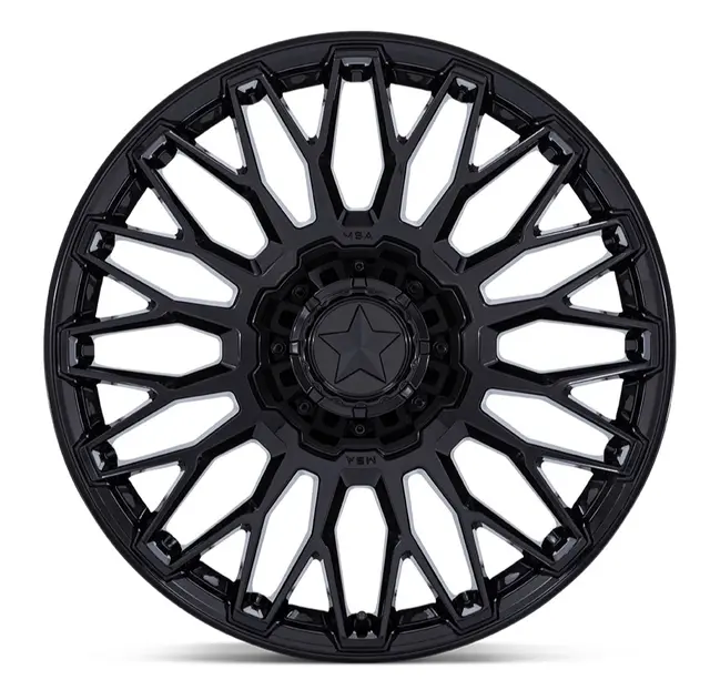 MSA M50 Clubber 14x7 - 4/137/156, +10mm ATV/UTV Felg - Sort Blank 