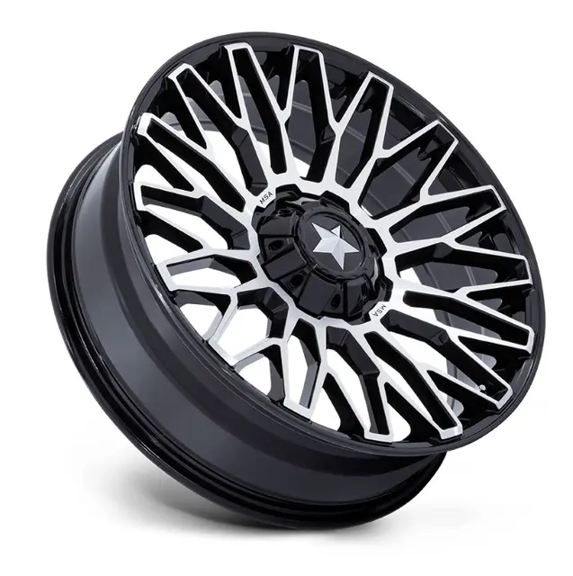 MSA M50 Clubber 14x7 - 4/137/156, +10mm ATV/UTV Felg - Sort Blank, Maskinert 