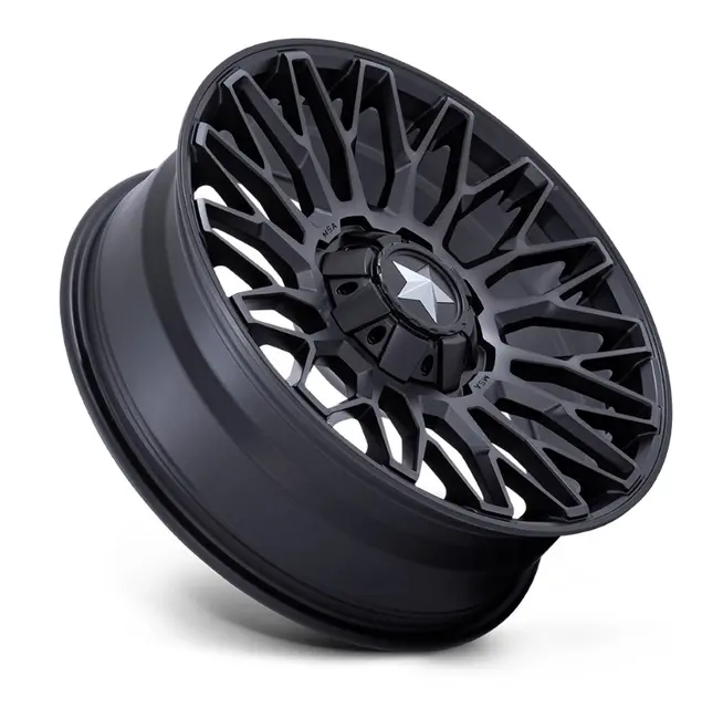 MSA M50 Clubber 15x7 - 4/137/156, +10mm ATV/UTV Felg - Sort Matt 