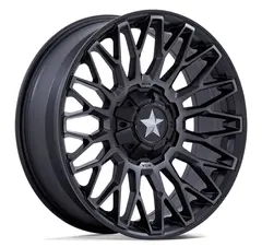 MSA M50 Clubber 15x7 - 4/137/156, +10mm ATV/UTV Felg - Sort Matt