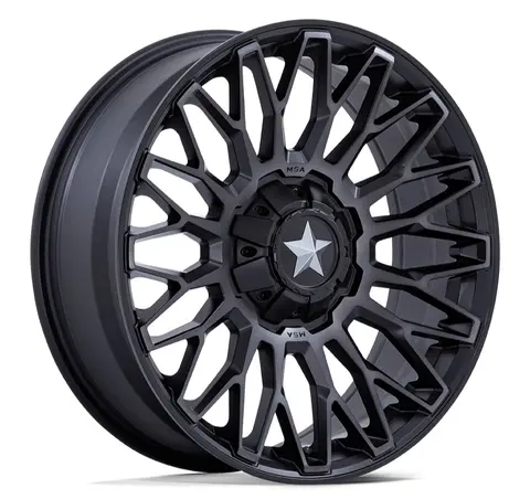 MSA M50 Clubber 14/15x7 - 4/137,+10 ATV/UTV Felg - Sort Matt