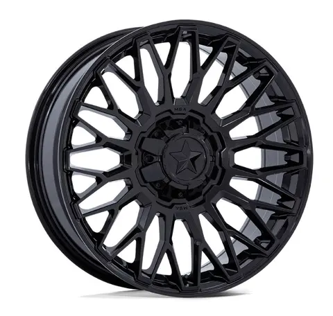 MSA M50 Clubber 14/15x7 - 4/137,+10 ATV/UTV Felg - Sort Blank