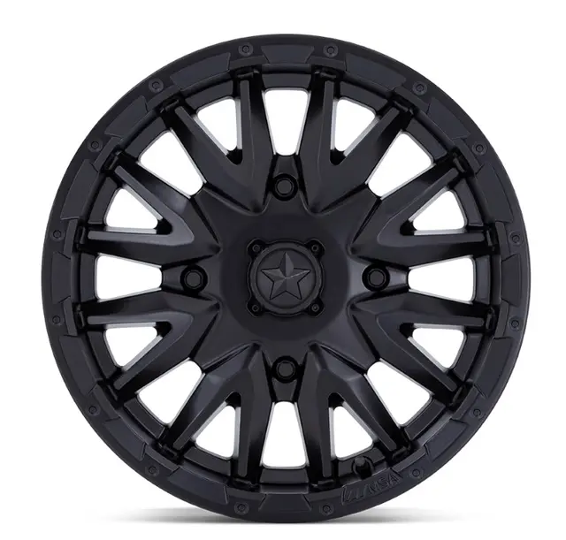 MSA M49 Creed 14x7 - 4/137, +10mm ATV/UTV Felg - Sort Matt 