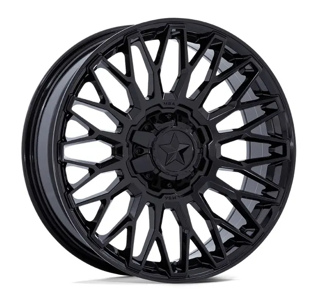 MSA M50 Clubber 15x7 - 4/137, +10mm ATV/UTV Felg - Sort Blank, Maskinert 