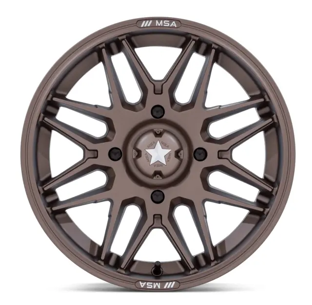 MSA M52 Radar UTV 14x7- 4x110,86.00, +10 ATV/UTV Felg - Bronse Matt 