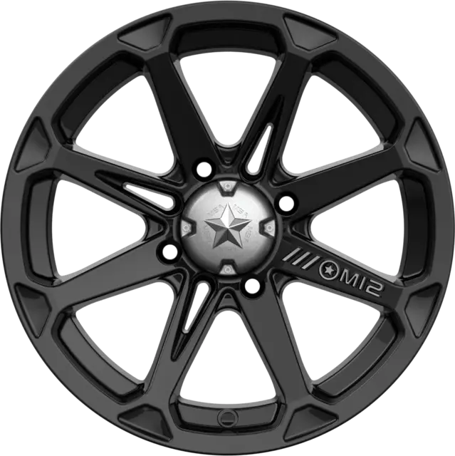 MSA M12 Diesel 14x7 - 4/110, +10mm ATV/UTV Felg - Svart 