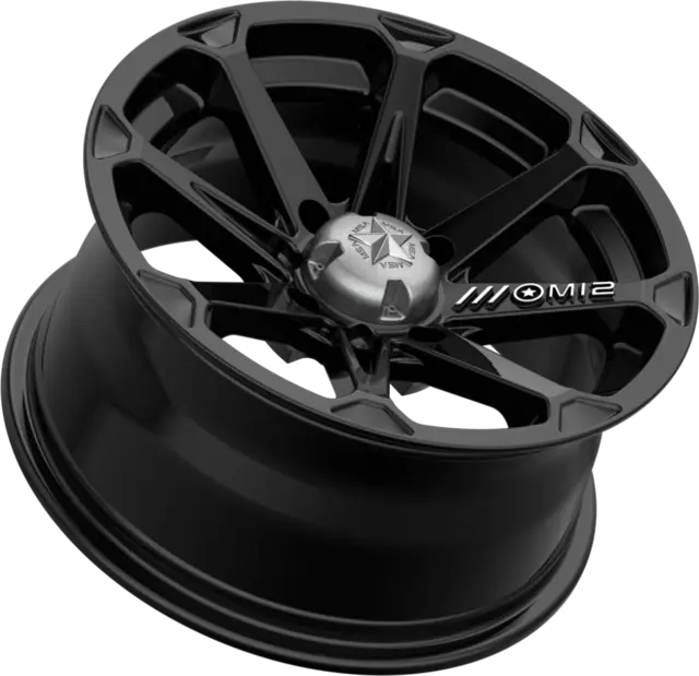 MSA M12 Diesel 14x7 - 4/110, +10mm ATV/UTV Felg - Svart 