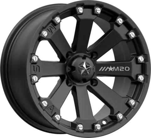 MSA M20 Kore - Can-Am, 4/137 ATV/UTV Felg - Matt Sort, 14", 16"