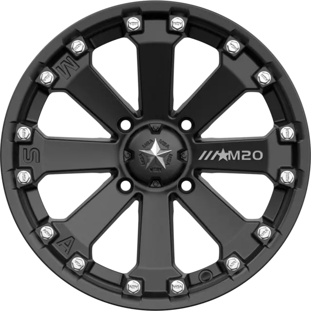MSA M20 Kore 14x7 - 4/137, +0mm ATV/UTV Felg - Matt Sort 