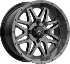 MSA M26 Vibe 14x7 - 4/156, +0mm ATV/UTV Felg - M&#248;rk Gr&#229;