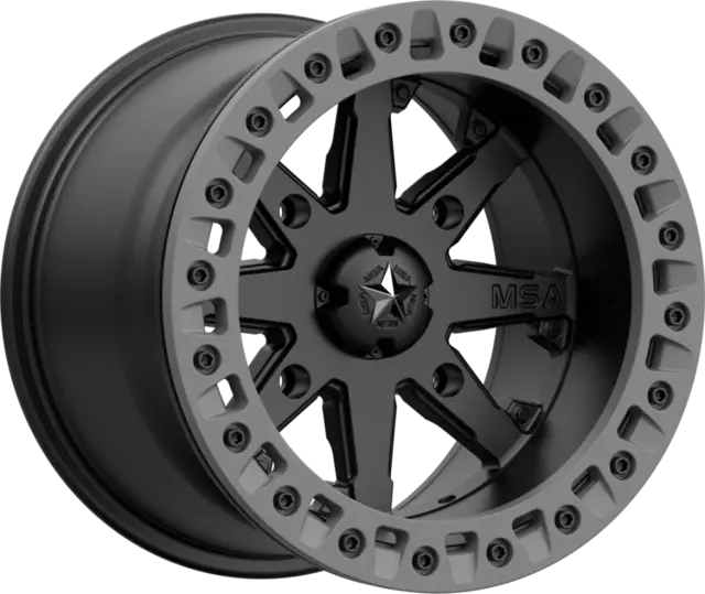 MSA M31 Lok 2 - 14x7 - Can-Am,4/137 - BL ATV/UTV Felg - Maskinert/Sort 