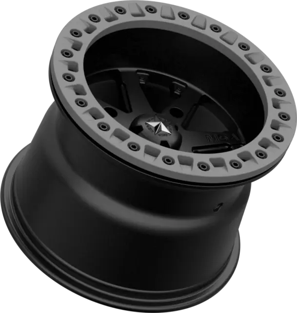 MSA M31 Lok 2 - 14x7 - Can-Am,4/137 - BL ATV/UTV Felg - Maskinert/Sort 