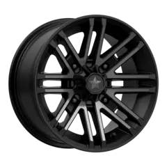 MSA M40 Rogue 16x7 - 4/156, +10mm ATV/UTV Felg - Maskinert/Sort