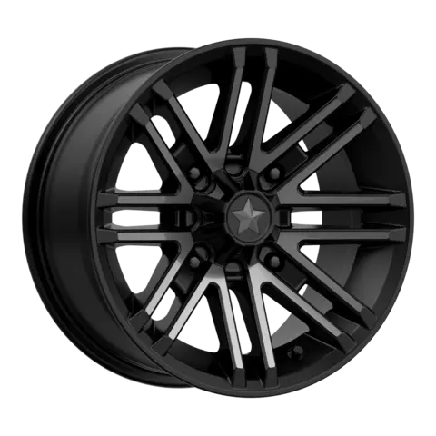 MSA M40 Rogue - Japanske - 4/110, +10mm ATV/UTV Felg - Maskinert/Sort, 14"