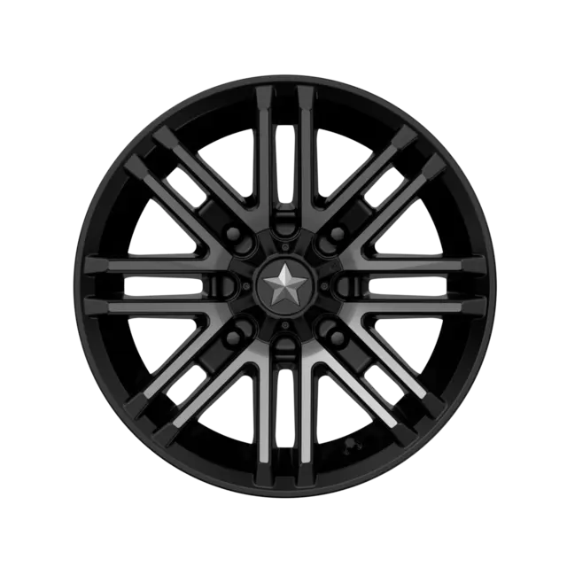 MSA M40 Rogue 16x7 - 4/156, +10mm ATV/UTV Felg - Maskinert/Sort 