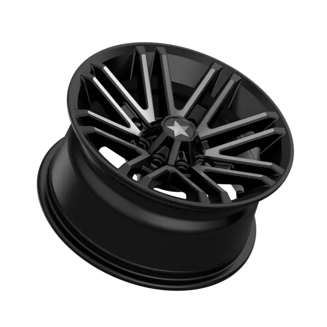 MSA M40 Rogue 16x7 - 4/156, +10mm ATV/UTV Felg - Maskinert/Sort 