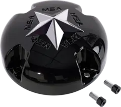 MSA Senterkopper - Bolt-On Wheel Cap Star, Svart Blank