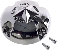 MSA Senterkopper - Bolt-On Wheel Cap Star, Chrome