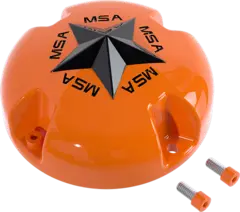 MSA Senterkopper - Bolt-On Wheel Cap Star, Oransje