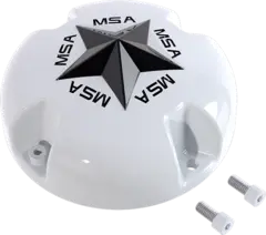 MSA Senterkopper - Bolt-On Wheel Cap Star, Hvit