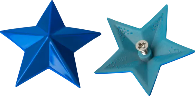 MSA Senterkopp Stjerner 4pk MSA Cap Stars, Blå 