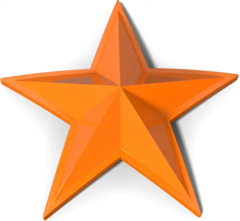 MSA Senterkopp Stjerner 4pk MSA Cap Stars, Oransje
