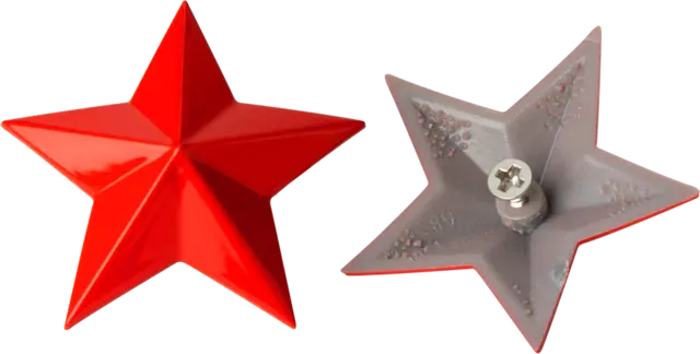 MSA Senterkopp Stjerner 4pk MSA Cap Stars, Rød 