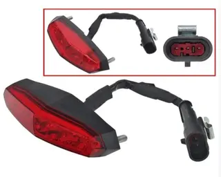 Baklykt Led Lynx/Ski-Doo, E-merket