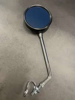 Speil Universal M10 m/klemme Sort plast/Chrome