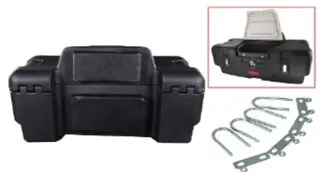 Bagasjeboks ATV - bak, 110L Komplett med monteringsdeler