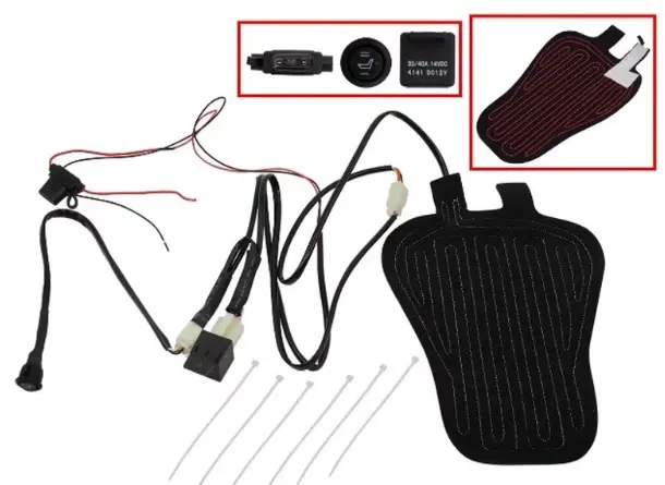 Varmeelement for sete Komplett monteringssett 