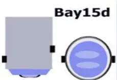 Lysp&#230;re - 6V, 21/5W Sokkel: Bay15d