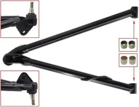 A-Arm - Arctic Cat - Riot m.m 40'' Nedre Venstre - Sort