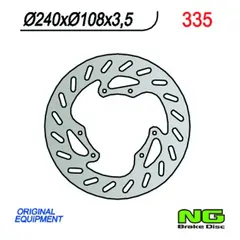 Bremseskive 335 NG Brake Disc Yamaha 50 DT/125 XT R, Motorhispania 50