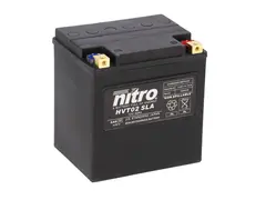 Nitro HVT 02 - 12V ATV/MC/Sn&#248;scooter Batteri 12V, 32Ah, 169x131x174, Forseg. AGM GEL